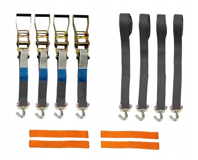Pásy Oranžový postroj 3M/2PKT Černé Otočné