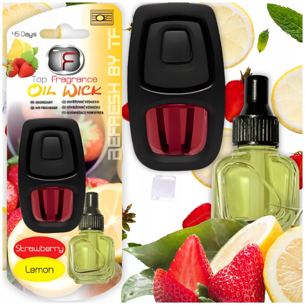Zapach do samochodu Kratki Nawiewu Długotrwały 120 dni Strawberry Lemon