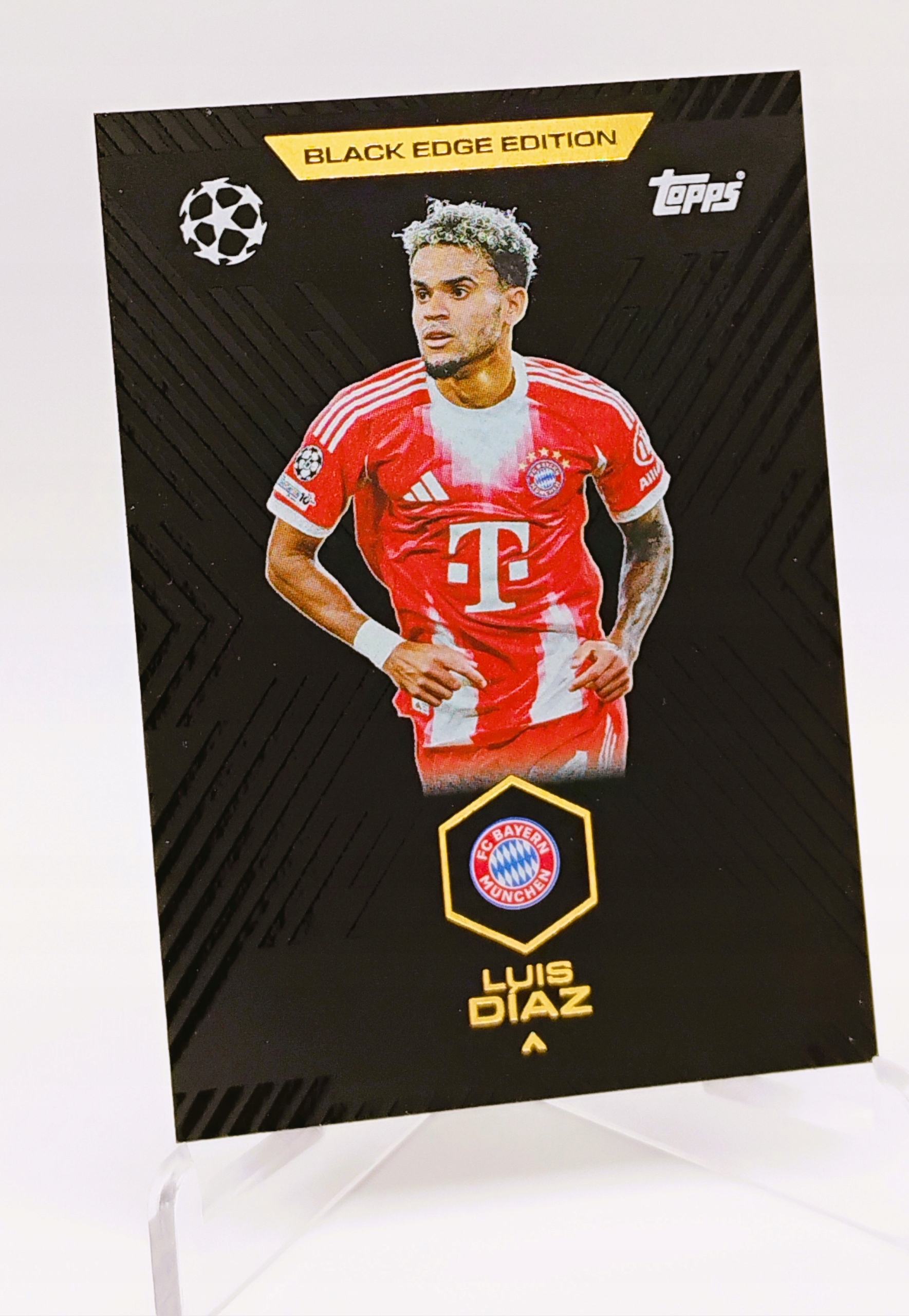 Topps Match Attax Extra 2025-2026 Black Edge BE7 Luis Diaz Bayern Munchen