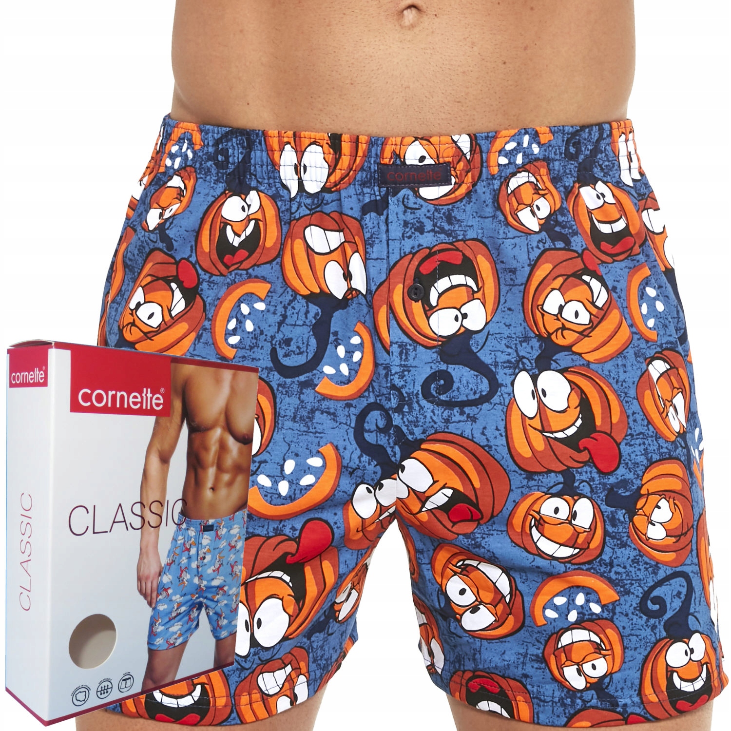 

Cornette bokserki Classic luźne 001/112 dynie