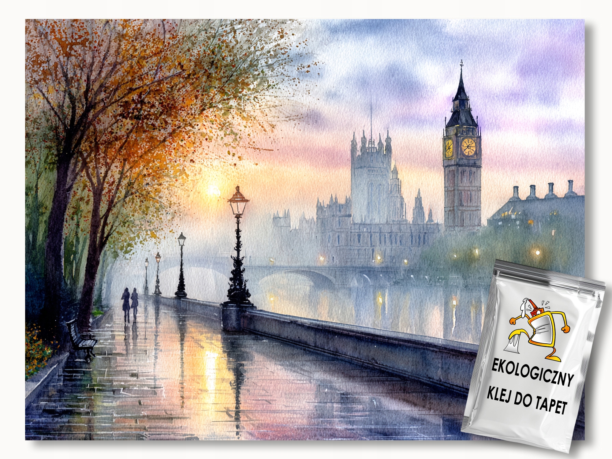 Fototapeta Flizelina Pohled Anglie Londýn Westminster Big Ben 350x250 lepidlo
