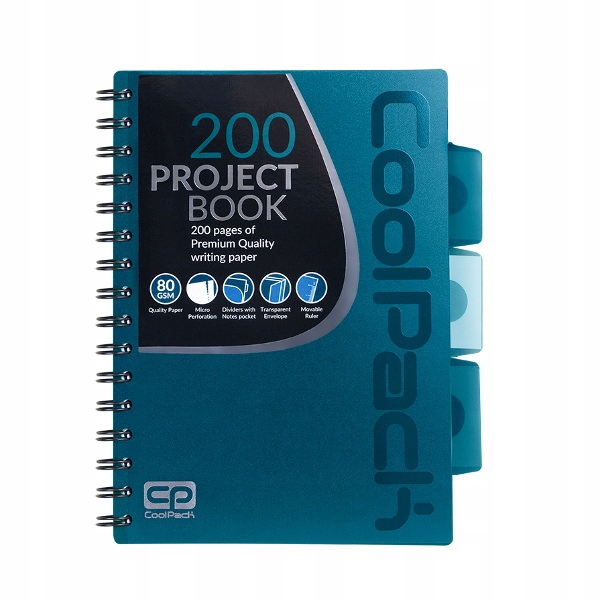 

Kołozeszyt kołobrulion A5 200st Coolpack niebieski