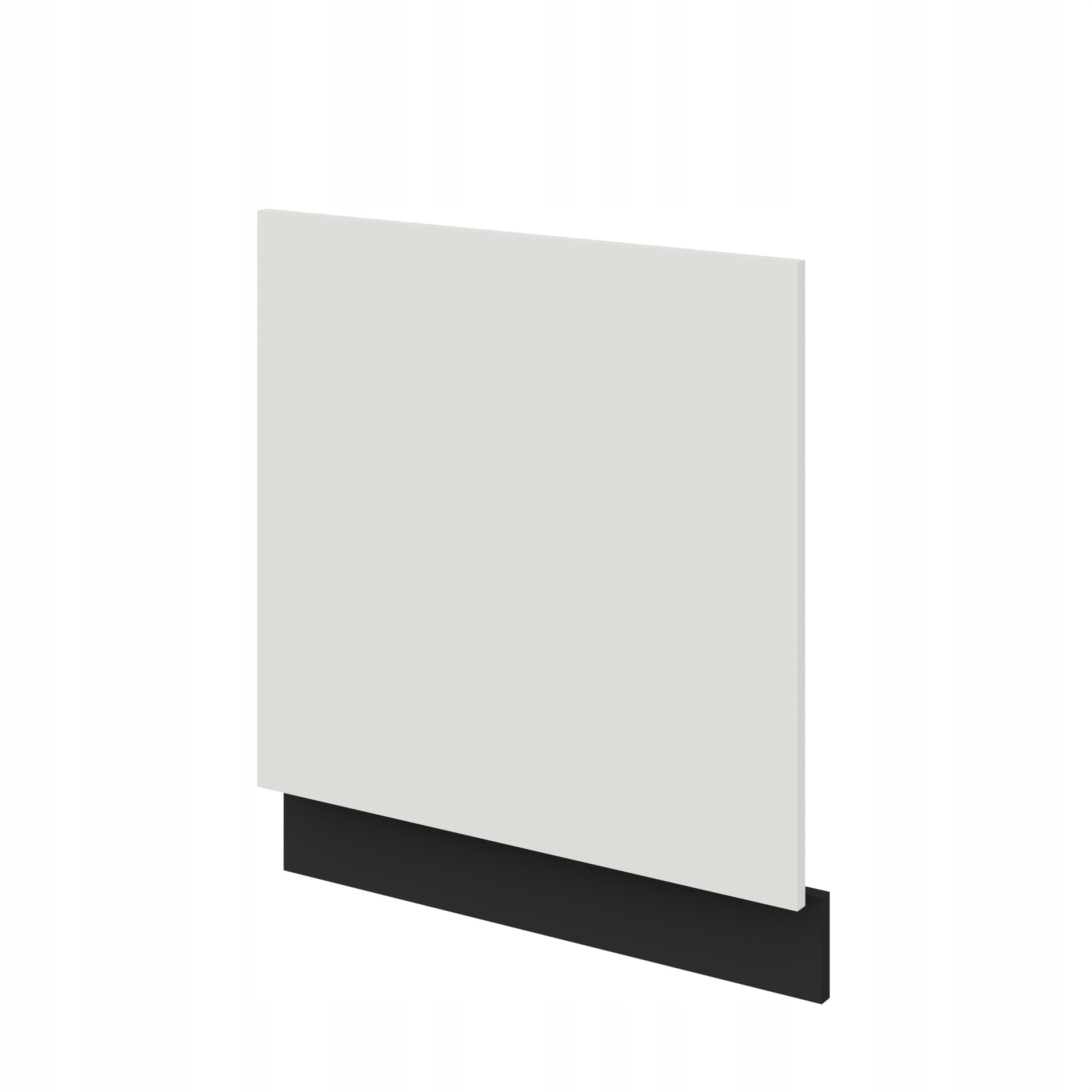 Přední část pro vestavnou myčku nádobí 60 cm, 570 x 596 mm panel pro vestavbu Bílý mat