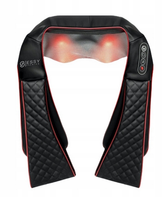 Essy Masażer szyi i ramion z ciepłym masażerem pleców głębokie tkanki