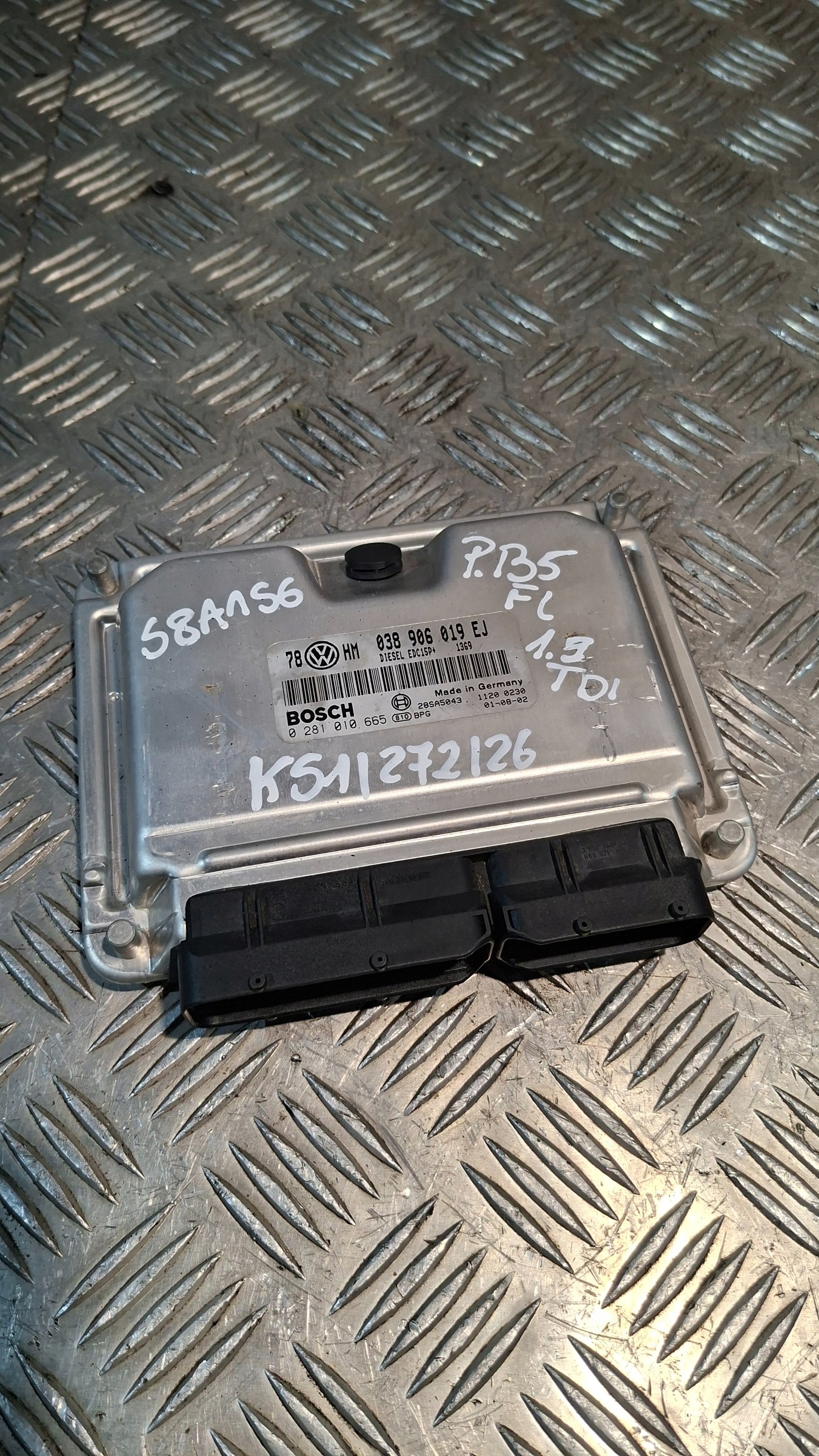 control unit of the engine VW PASSAT B5 FL 1.9TDI