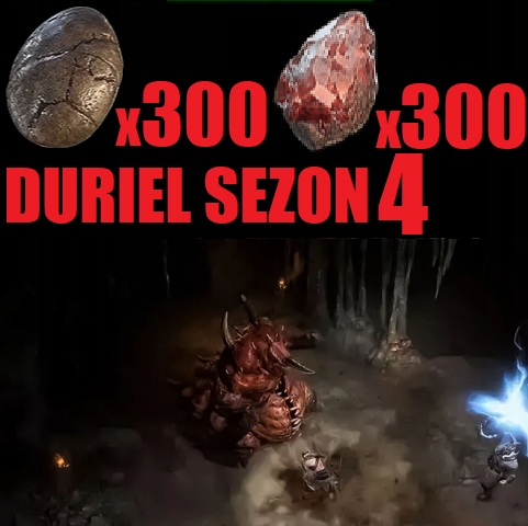 300x Shard Agony +300x Mucus-Slick Eggs Diablo 4 Sezon 4 Duriel Loot Reborn