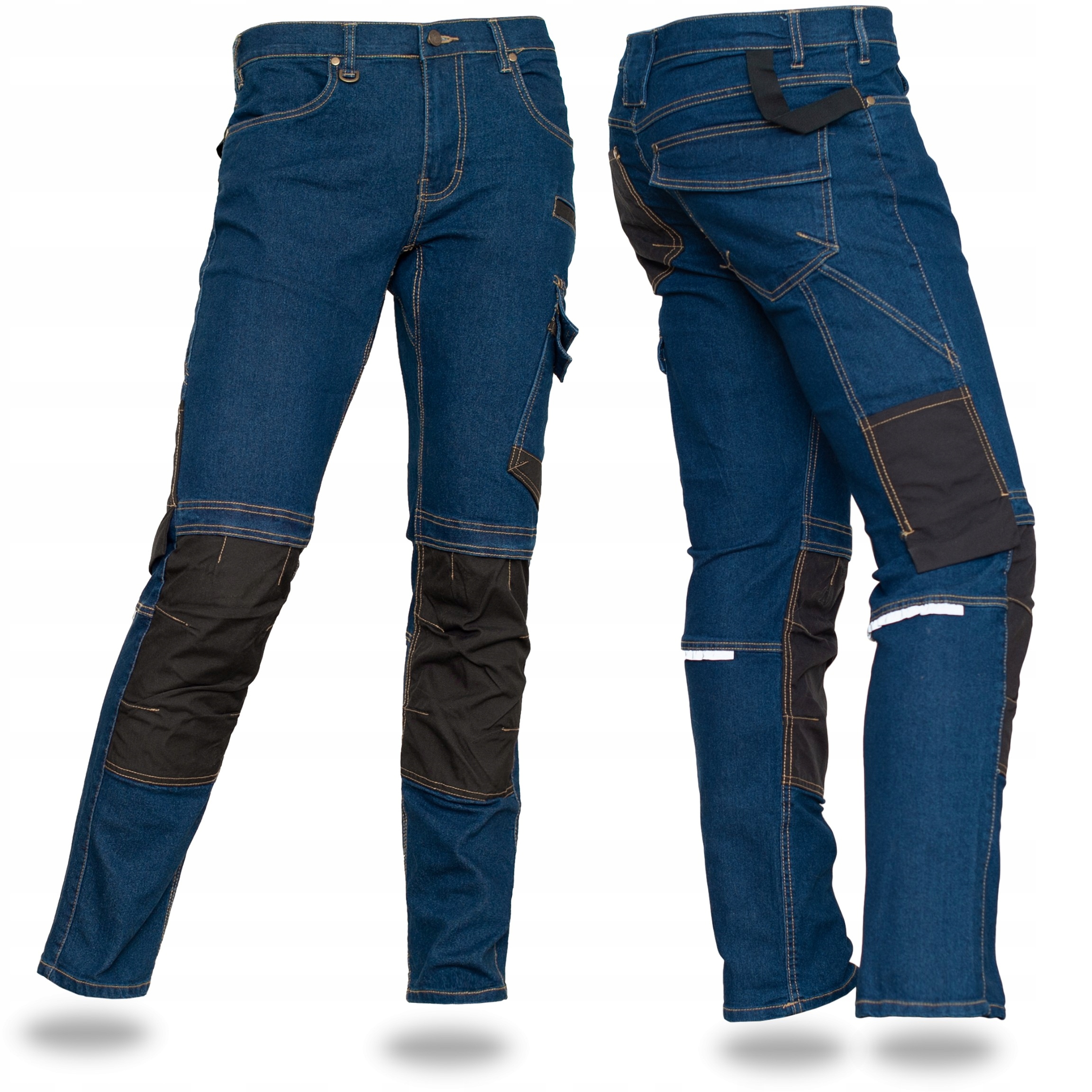 

Spodnie robocze Jeans Elastyczne Trwałe Mocne