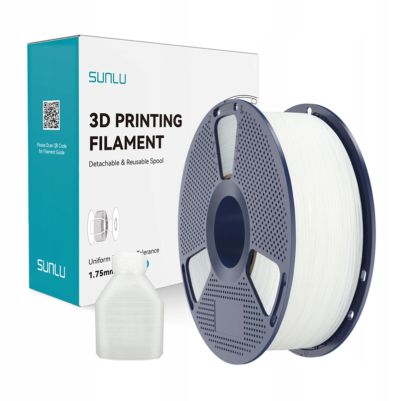 Filament Sunlu Pp 1.75 mm 0.8 kg (přírodní bílá barva)