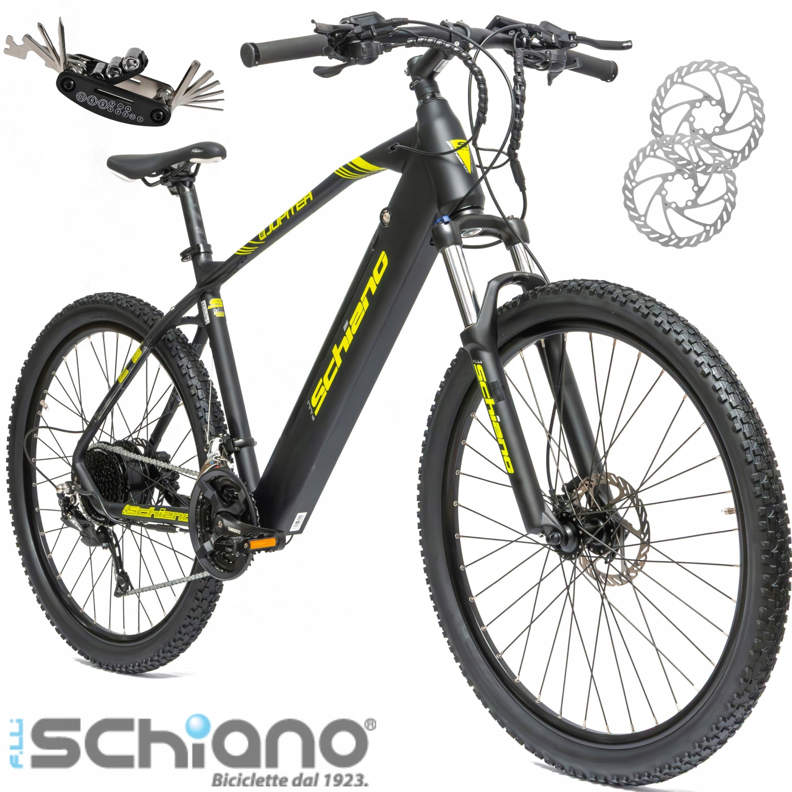 Rower Elektryczny Męski Damski Mtb 504Wh Górski 27,5 Shimano Alivio