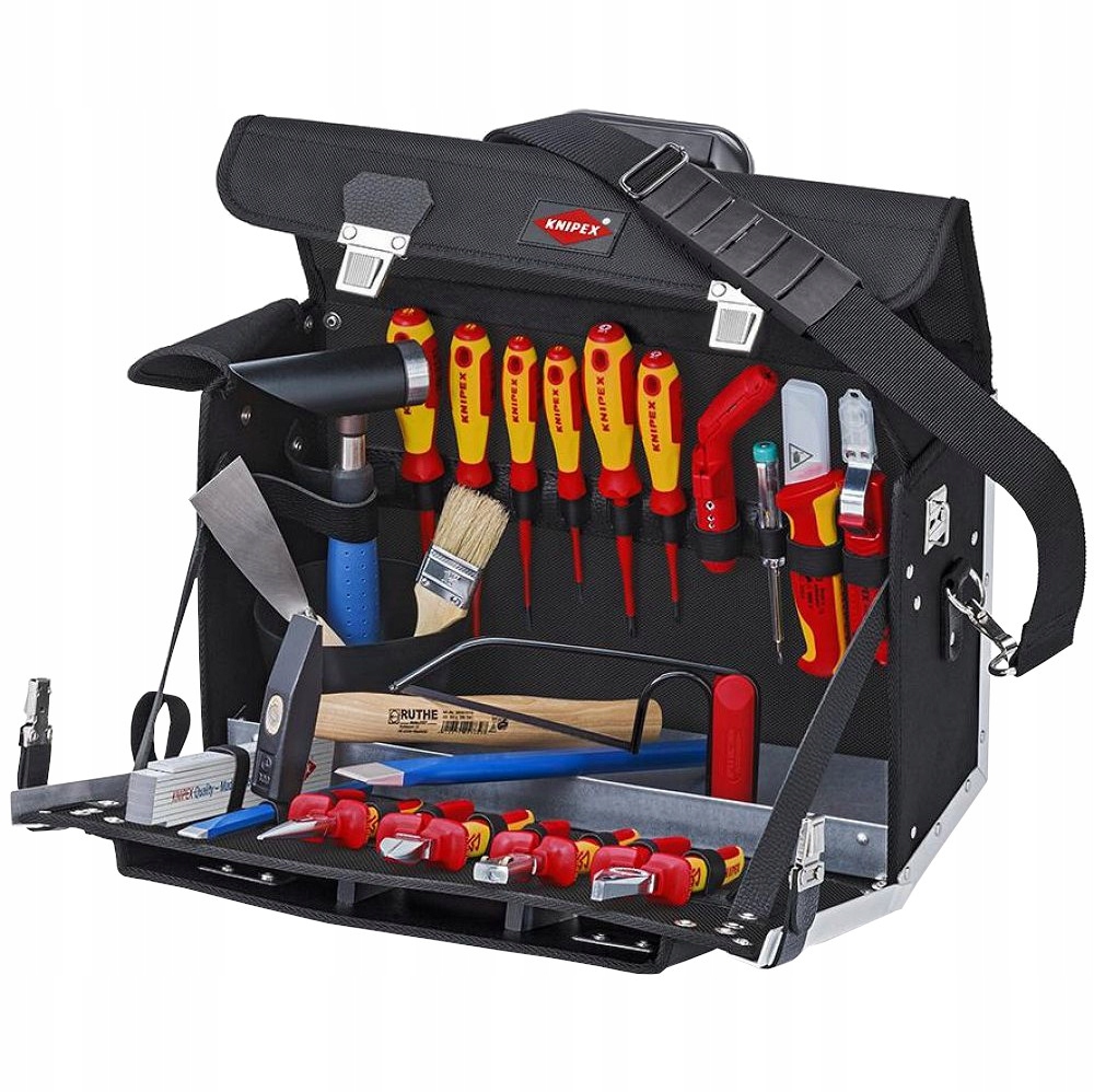 Walizka Narzędziowa dla Elektryka 23 elementów Robokop KNIPEX 00 21 02 LE Szerokość produktu 25 cm