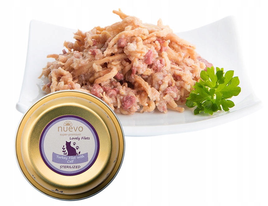 Nuevo Premium Mokré krmivo pro kočky sterilizované krůtí Filé 24x85g