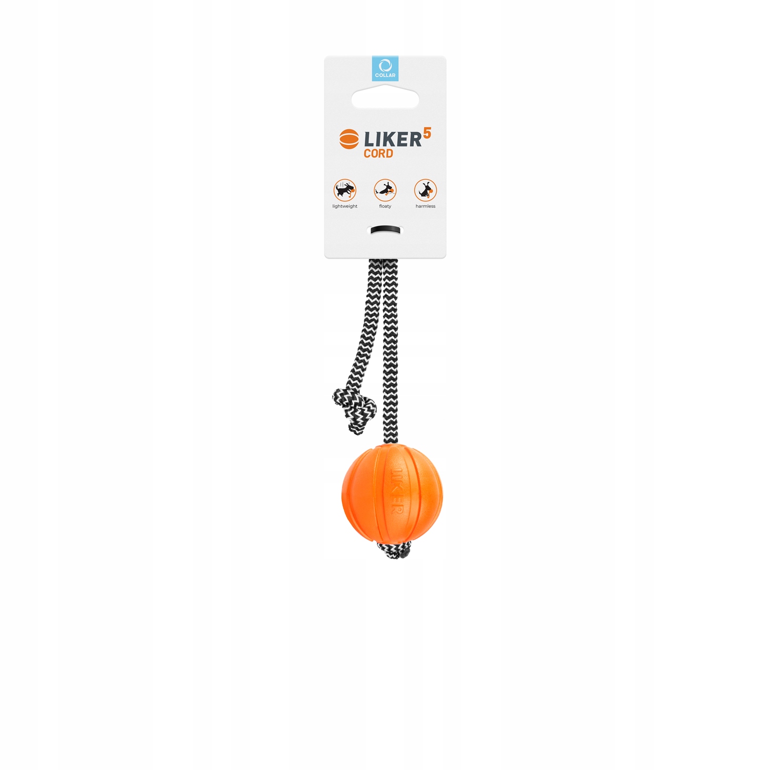 Míček na provázku Hračka Gumové kousátko Fitness Sport 5 cm pro psa