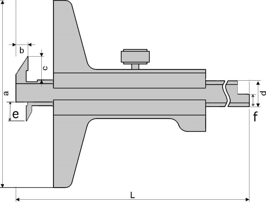GŁĘBOKOŚCIOMIERZ -PODWÓJNY HAK MAGf/MAGa 300 x 100 Rodzaj analogowa