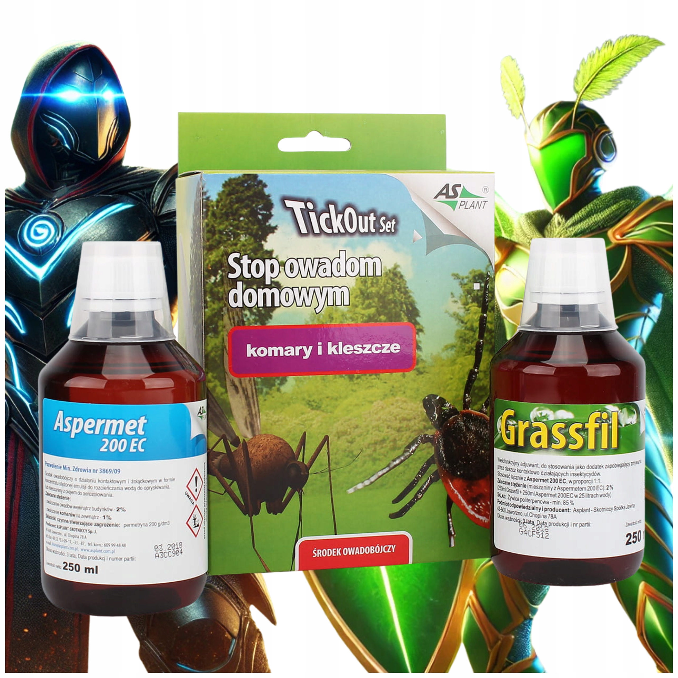 Postřikový Přípravek Na Komáry Klíšťata Muchničky Silný Tickout Set