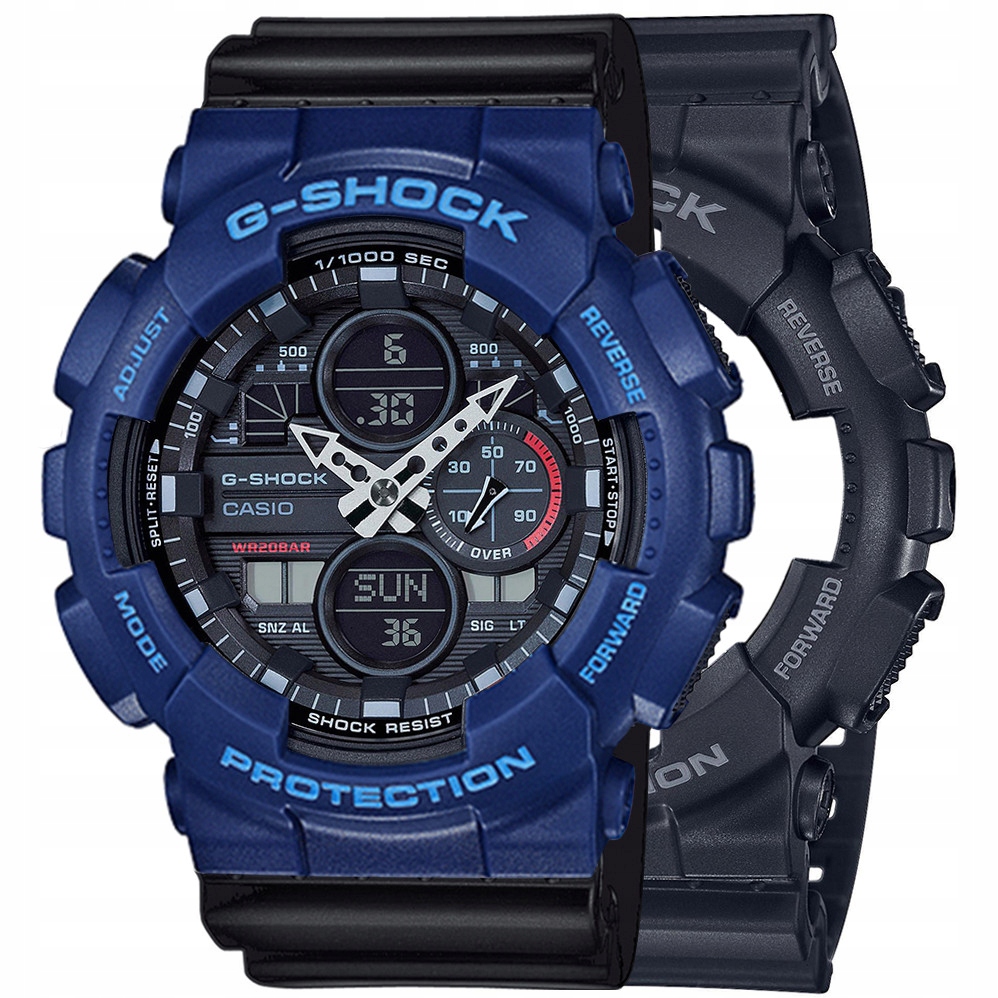 Sada G-shock GA-140-1A1ER Modrá Černá