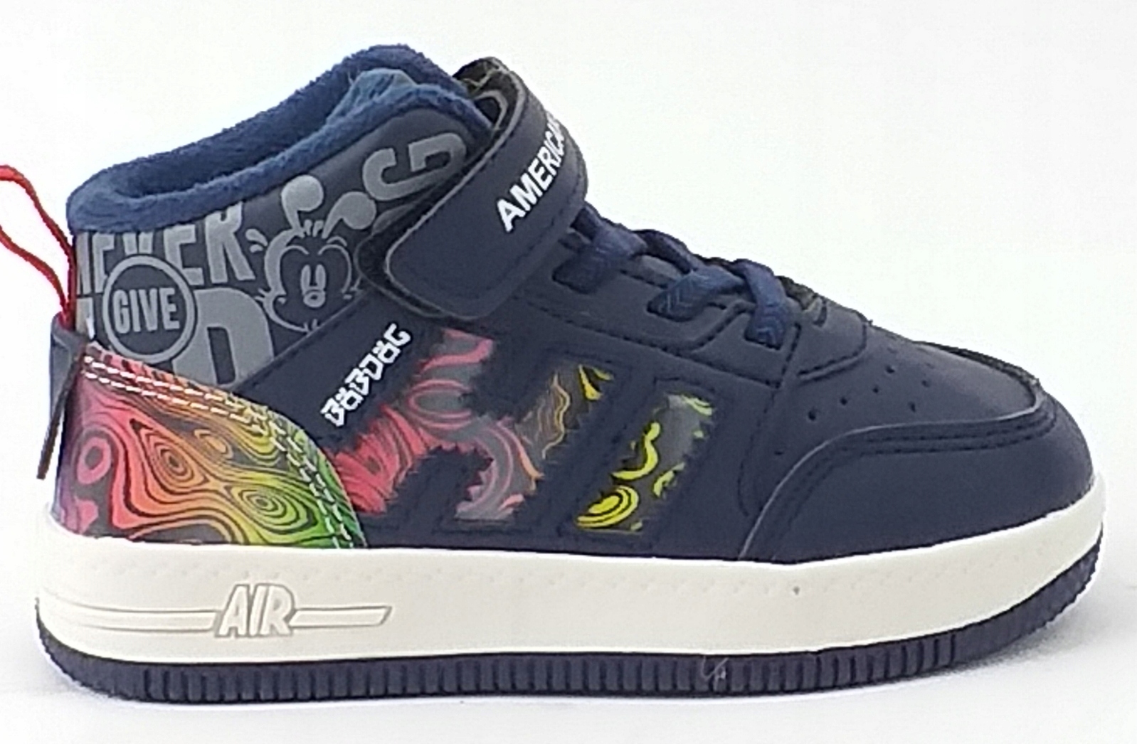 AMERICAN CLUB BD25 OCIEPLANE OBUWIE ZIMOWE TRAPERY CIEPŁE NA RZEP GRANAT 22 Marka American Club