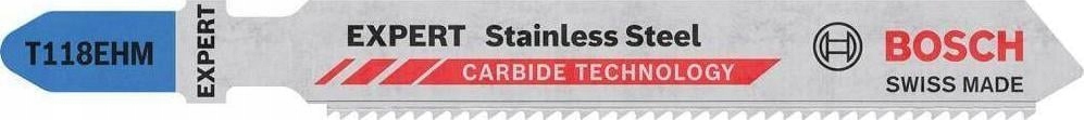 Expert Carbide Jigsaw Blade T 118 EHM 'Stainless