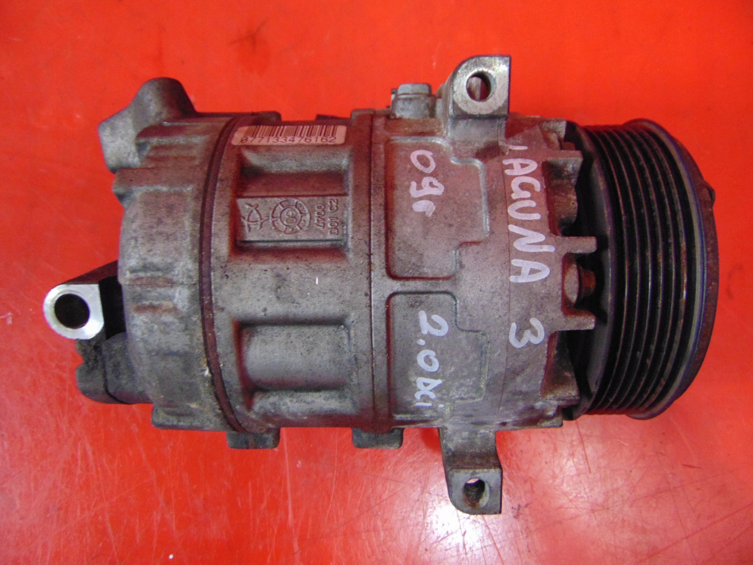 RENAULT LAGUNA III 3 2.0 DCI klimakompressor kompressor 8200890987