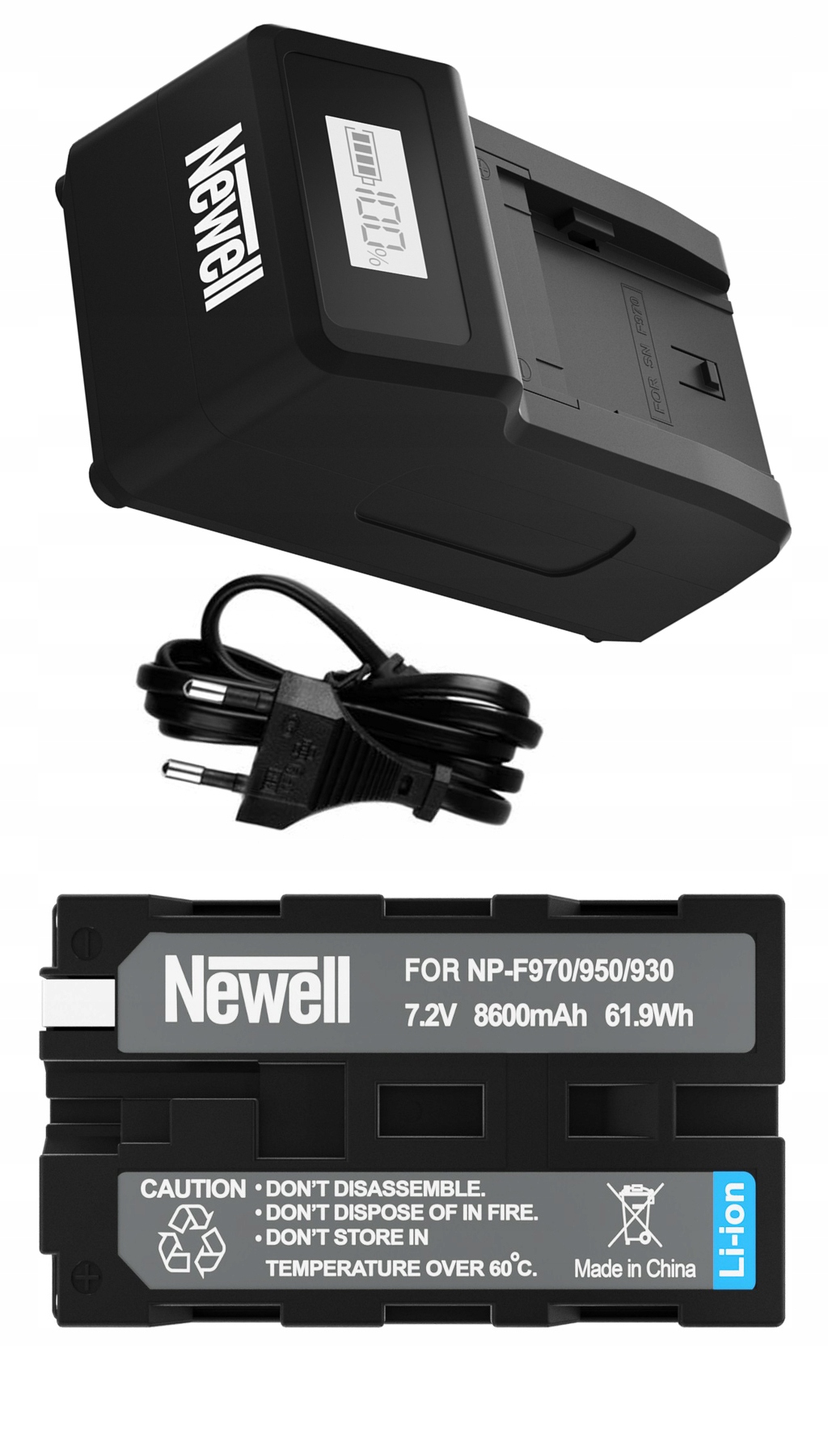 

Szybka Ładowarka + Bateria do Sony NP-F970 F960
