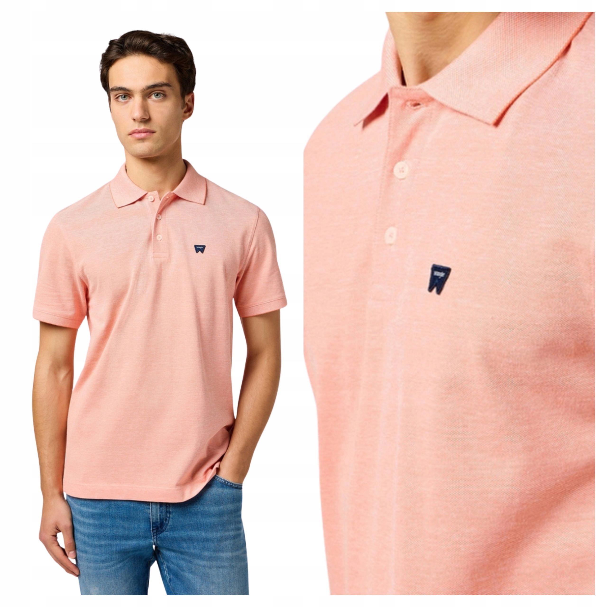 Wrangler Refined Polo Shirt Pánské Polokošile Polovka M