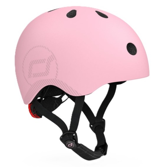 Scootandride Kask M-L dla starszych dzieci i nastolatków Rose Różowy