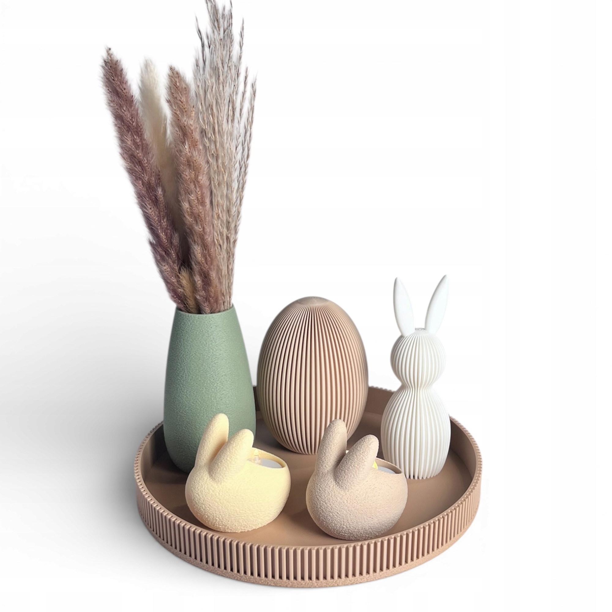 Velikonoční dekorační sada podnos zajíčci vajíčko váza Jarní Klima