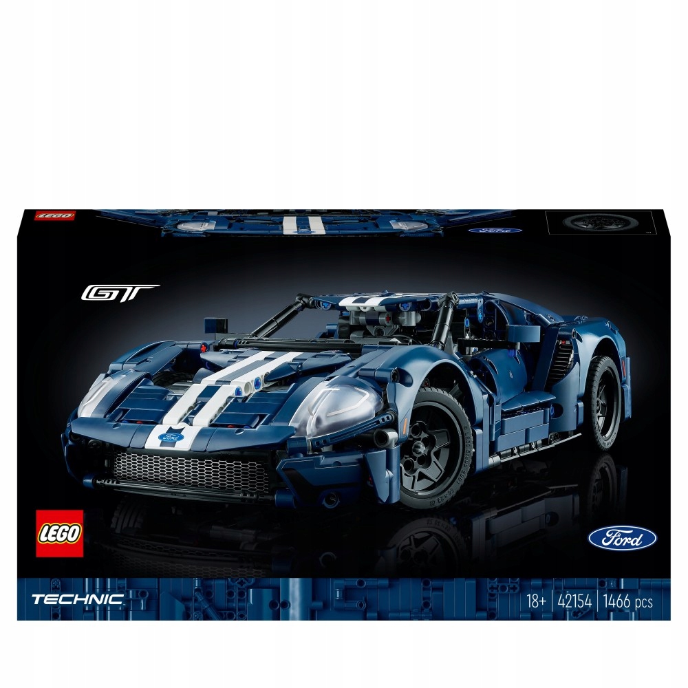 Lego Technic Velké auto Ford Gt Model 1466 El. 42154