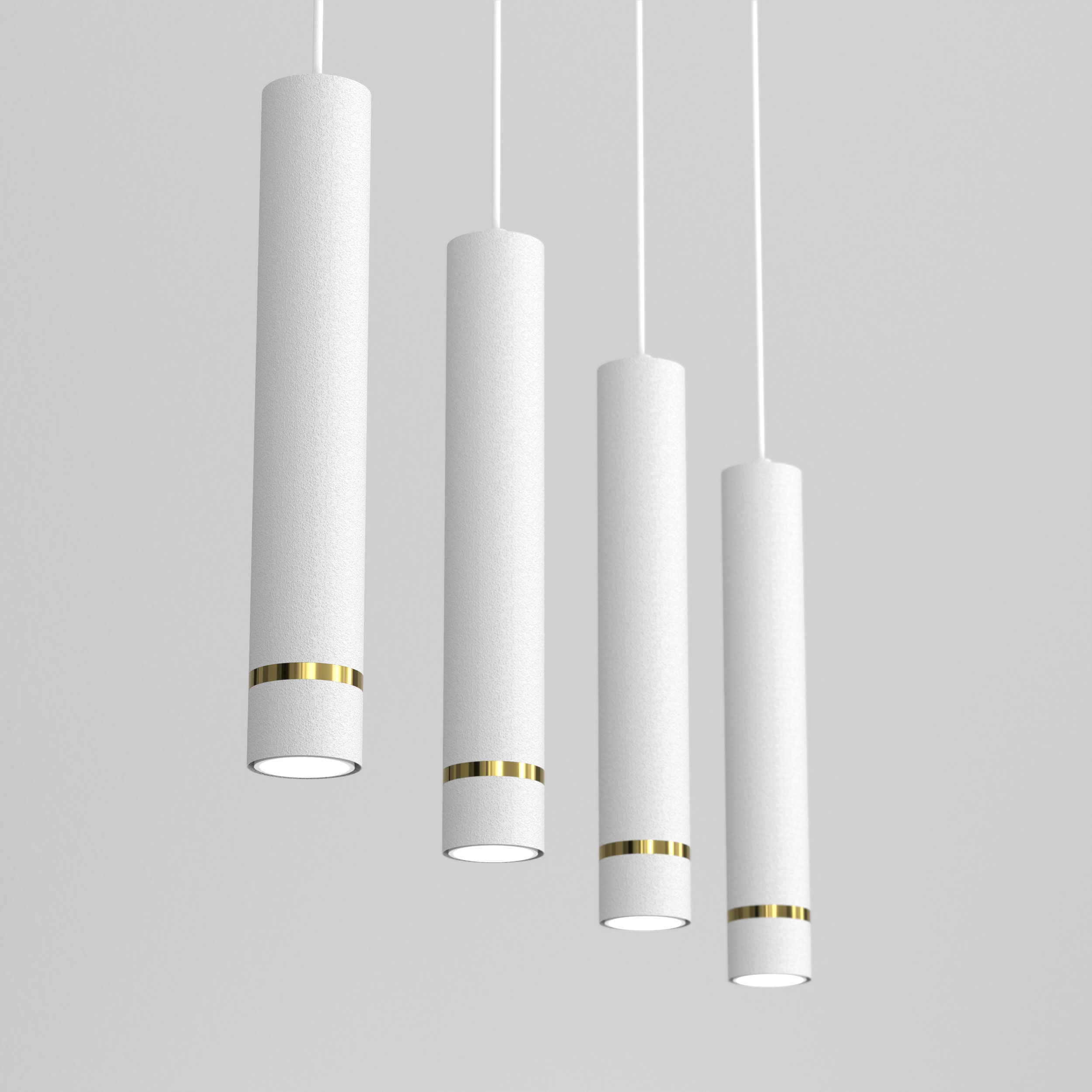 LAMPA ZWIS TUBA SOPLE EYE METAL STÓŁ 4xGU10 80cm Zasilanie sieciowe