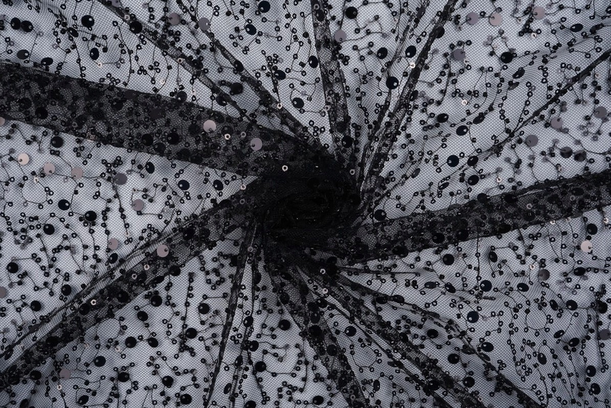 Látka Flitry Korálky Tyl Na Prémiové Šaty