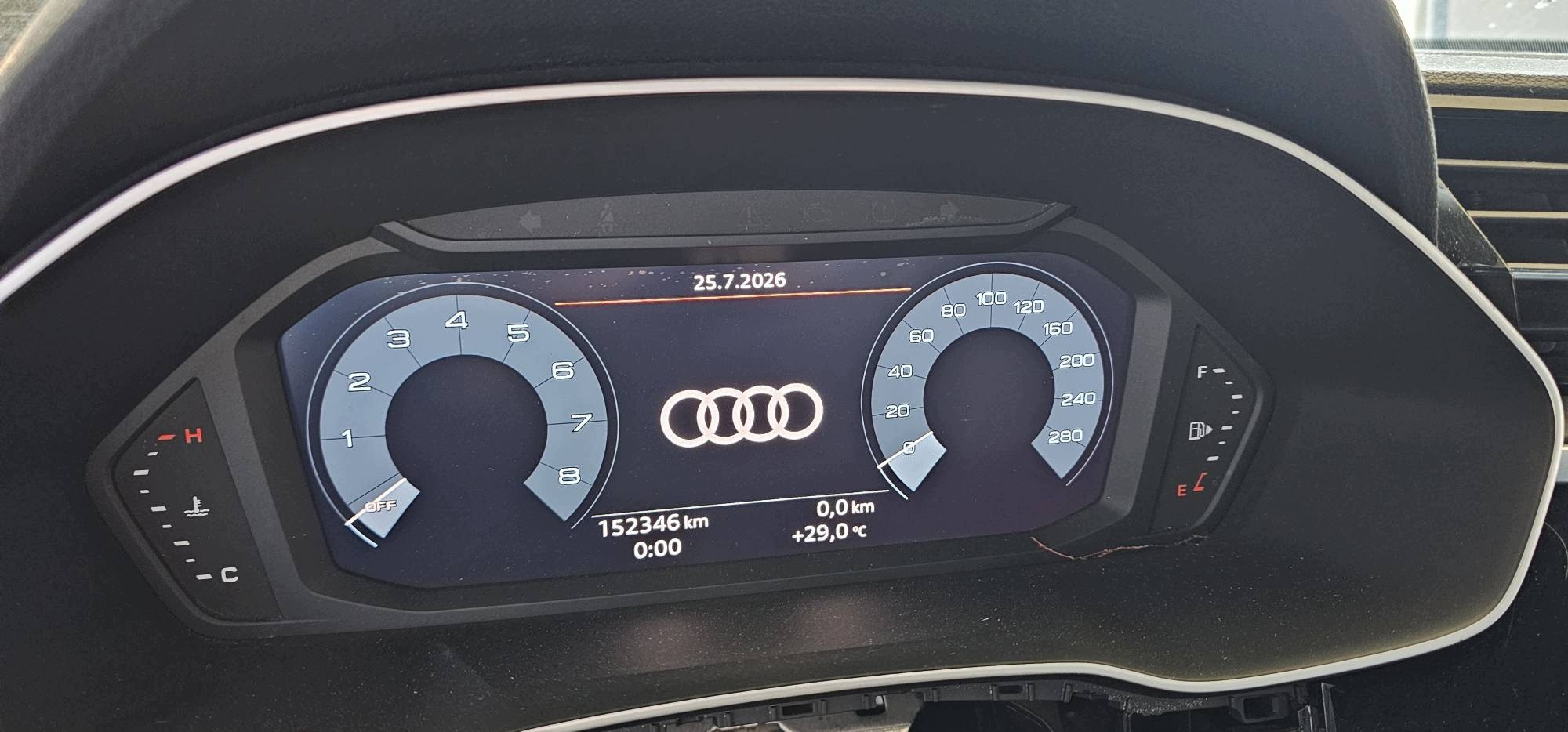dials clock 83A920800 AUDI Q3 II 83A