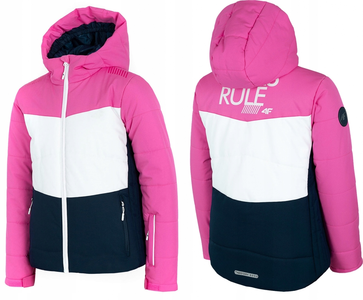 4F JKUDN002 лыжная Куртка зимняя ТЕПЛАЯ р 164