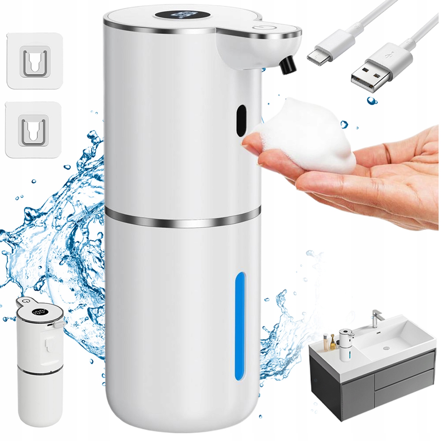 Automatický Dávkovač Pěnového Mýdla Do Koupelny A Kuchyně Kanceláře 380 ML