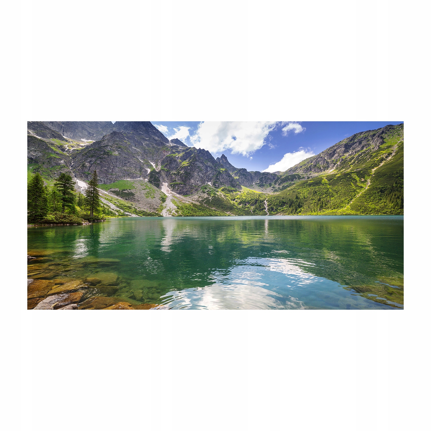 

Foto obraz szkło akryl Morskie oko Tatry 120X60 cm