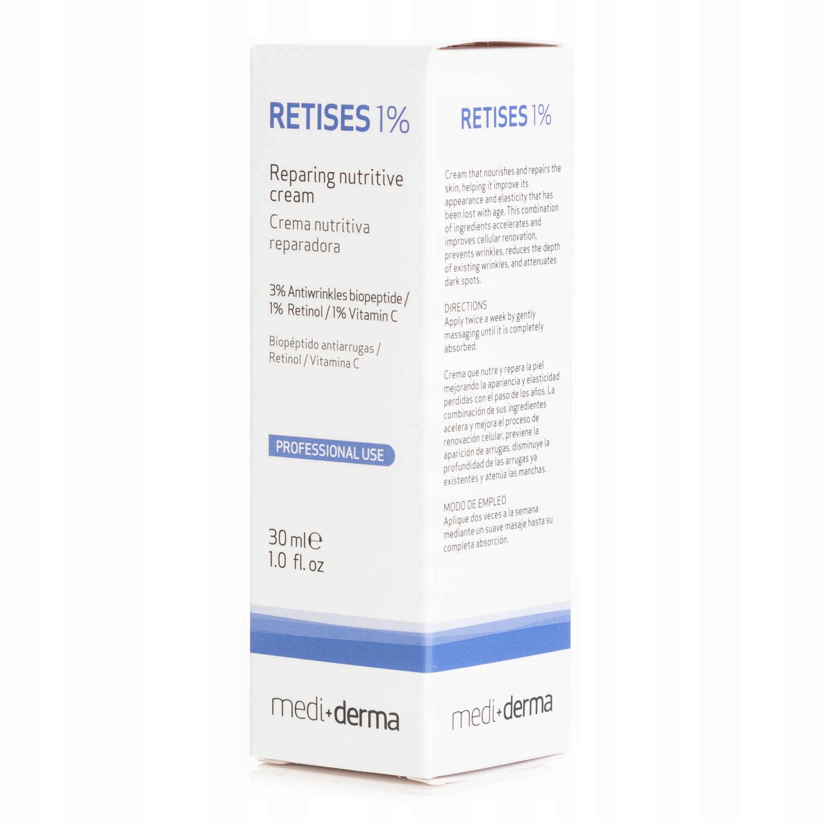 Retises Krem 1% mediderma krem z retinolem 1% medyczny