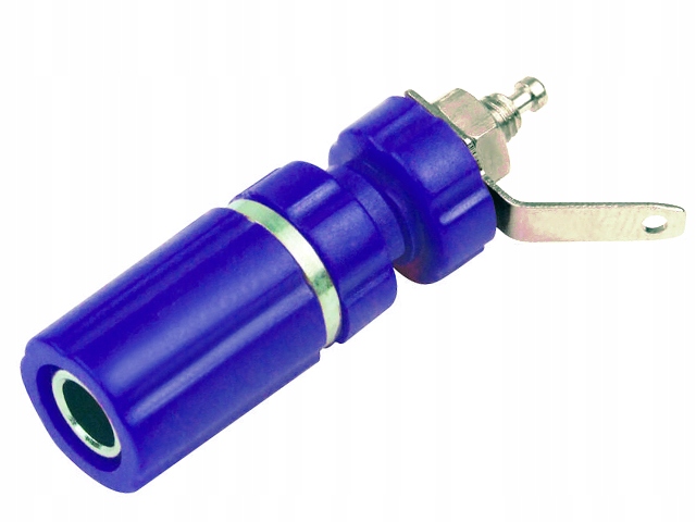 Zacisk -gniazdo bananowe izolowane 4mm GL06/16A/BL