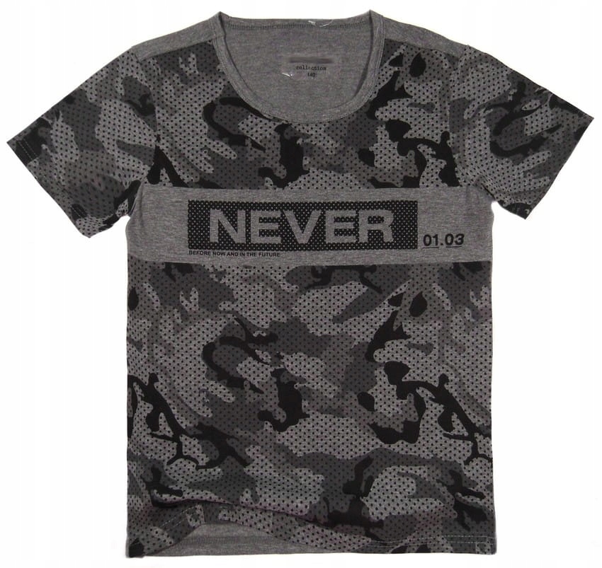 

Chłopak koszulka t-shirt Moro C26 Never 164 grafit