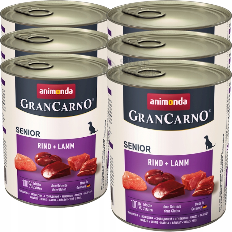 Animonda Carny Adult Hovězí/Jehněčí konzerva Set 6x800g