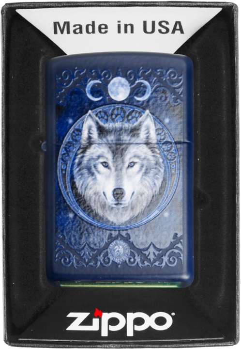 Zapalovač Zippo Anne Stokes Wolf 60003924 Větruodolný benzínový