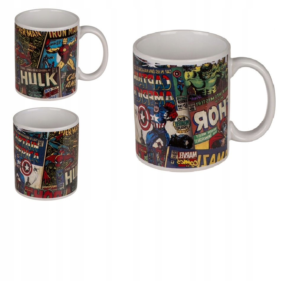 

Kubek fana Marvel , komiks, prezent, 325 ml