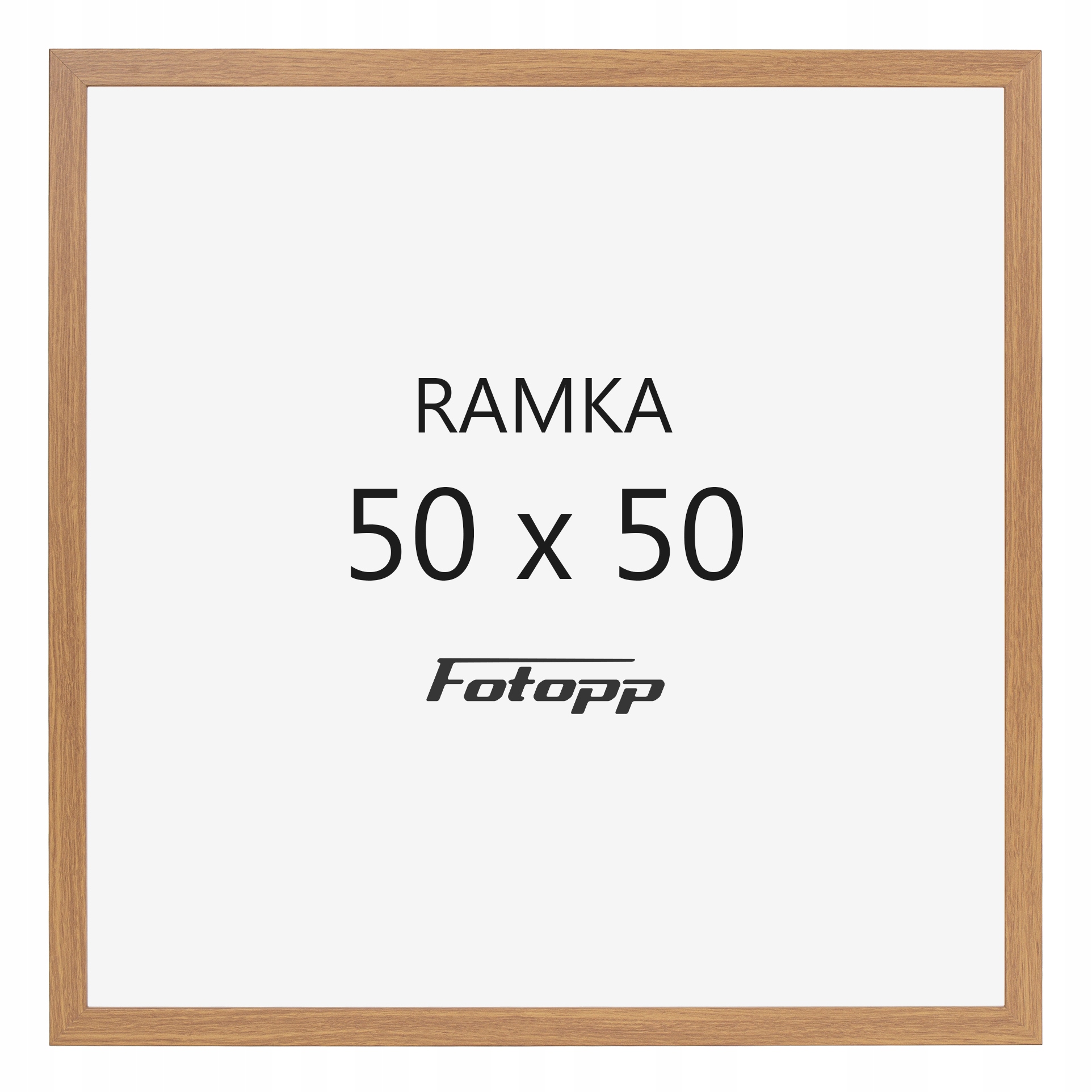 

Kwadratowa Ramka na zdjęcia Brąz 50x50 kwadrat