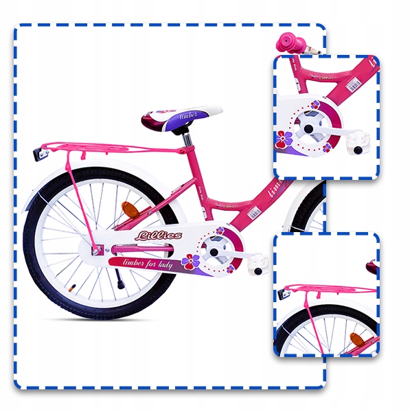 BMX Rower Dziecięcy Rowerek 20 cali + Stopka Kod producenta ROWKIDC60B