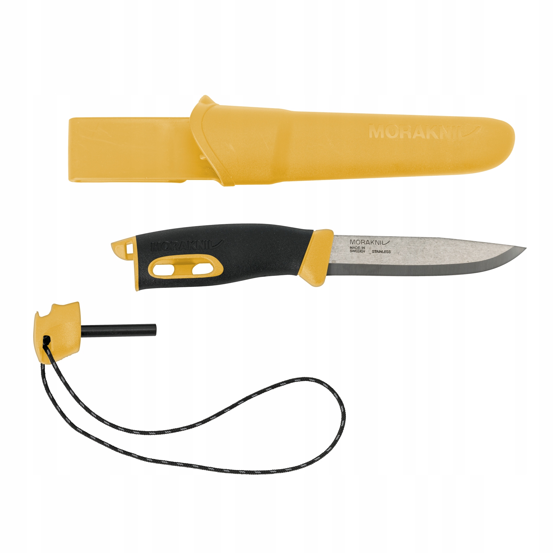 Nóż Morakniv Companion Spark Sandvik 12C27 Krzesiwo Paracord