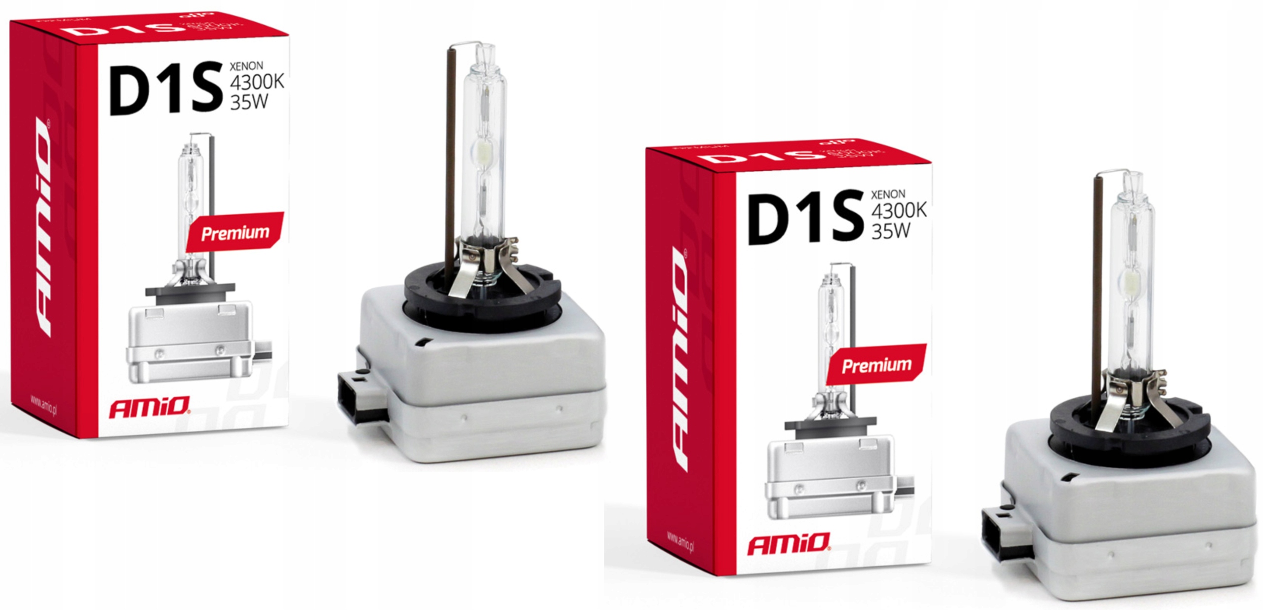 

2x Żarniki D1S Xenon 4300K Premium Amio