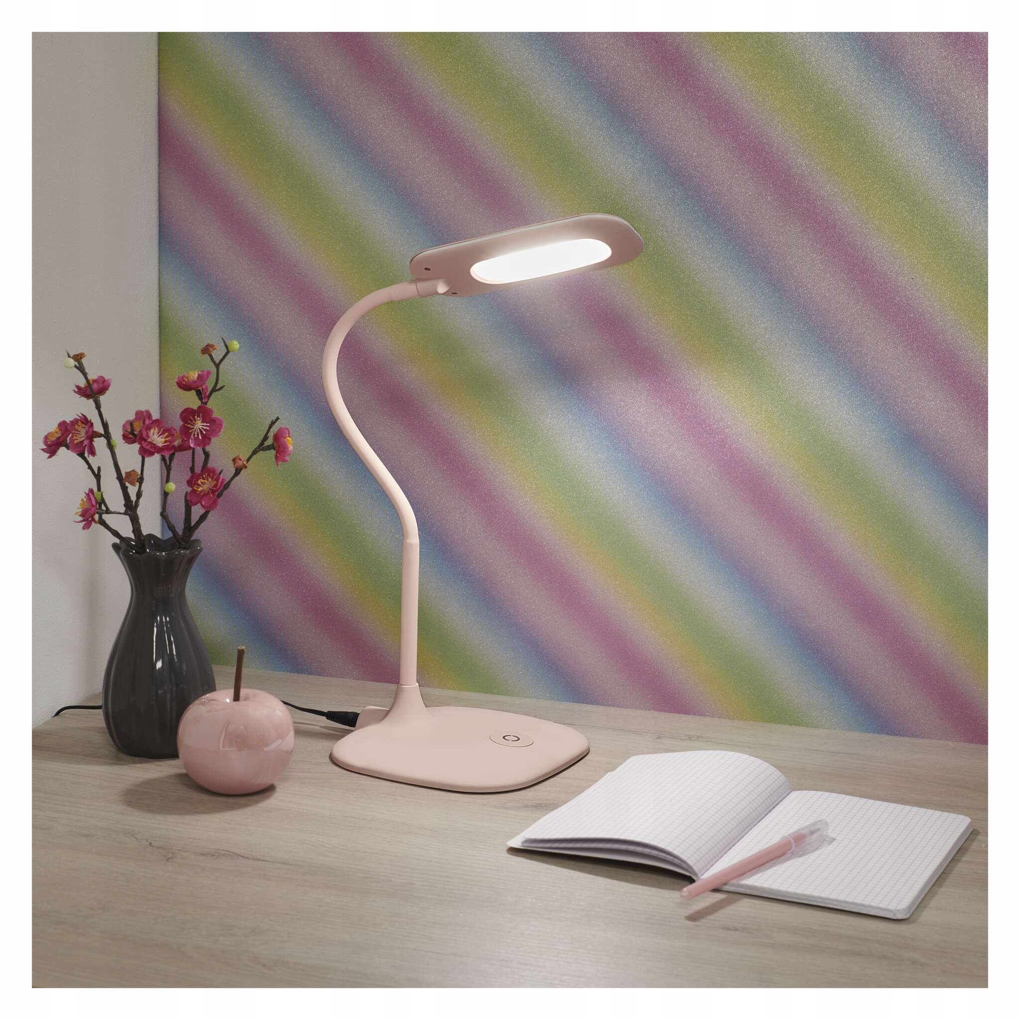 Emos Stella Led stolní lampa 6,5 W, 400 lm, růžová