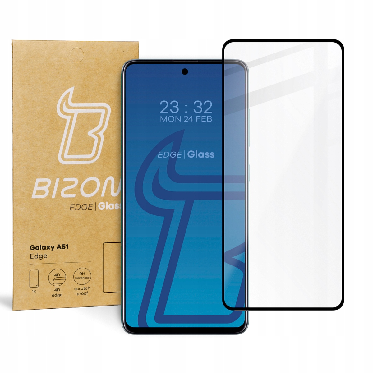 

Szkło hartowane do Galaxy A51, Bizon Edge, szybka