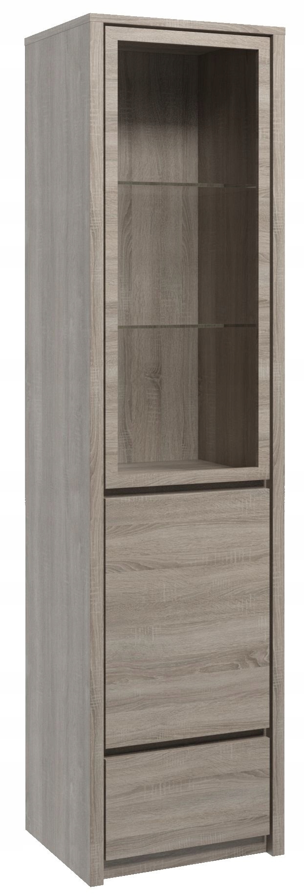 

Witryna do salonu kredens z półkami Montana W1D