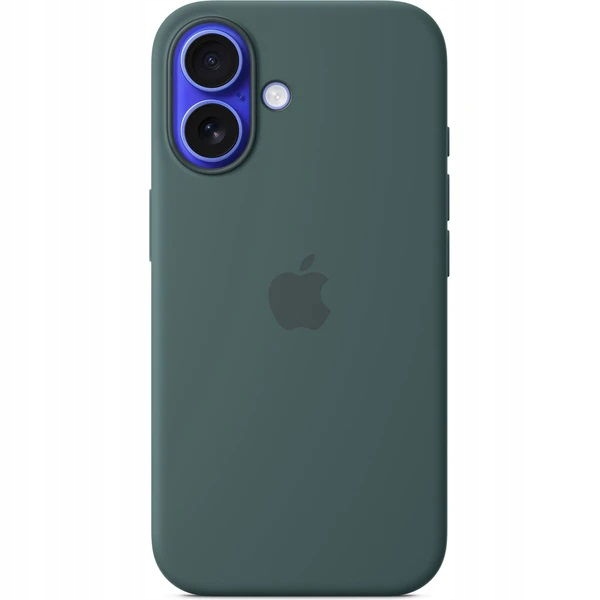iPhone 16 Silicone Case with Ms Lake Green