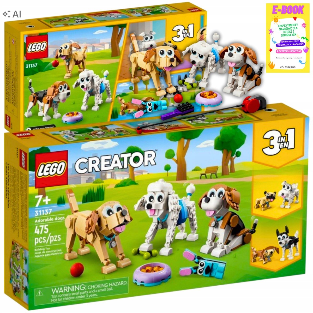 Lego Zwierzęta Creator Urocze Psiaki 3w1 Pieski Dla Dziecka Ebook