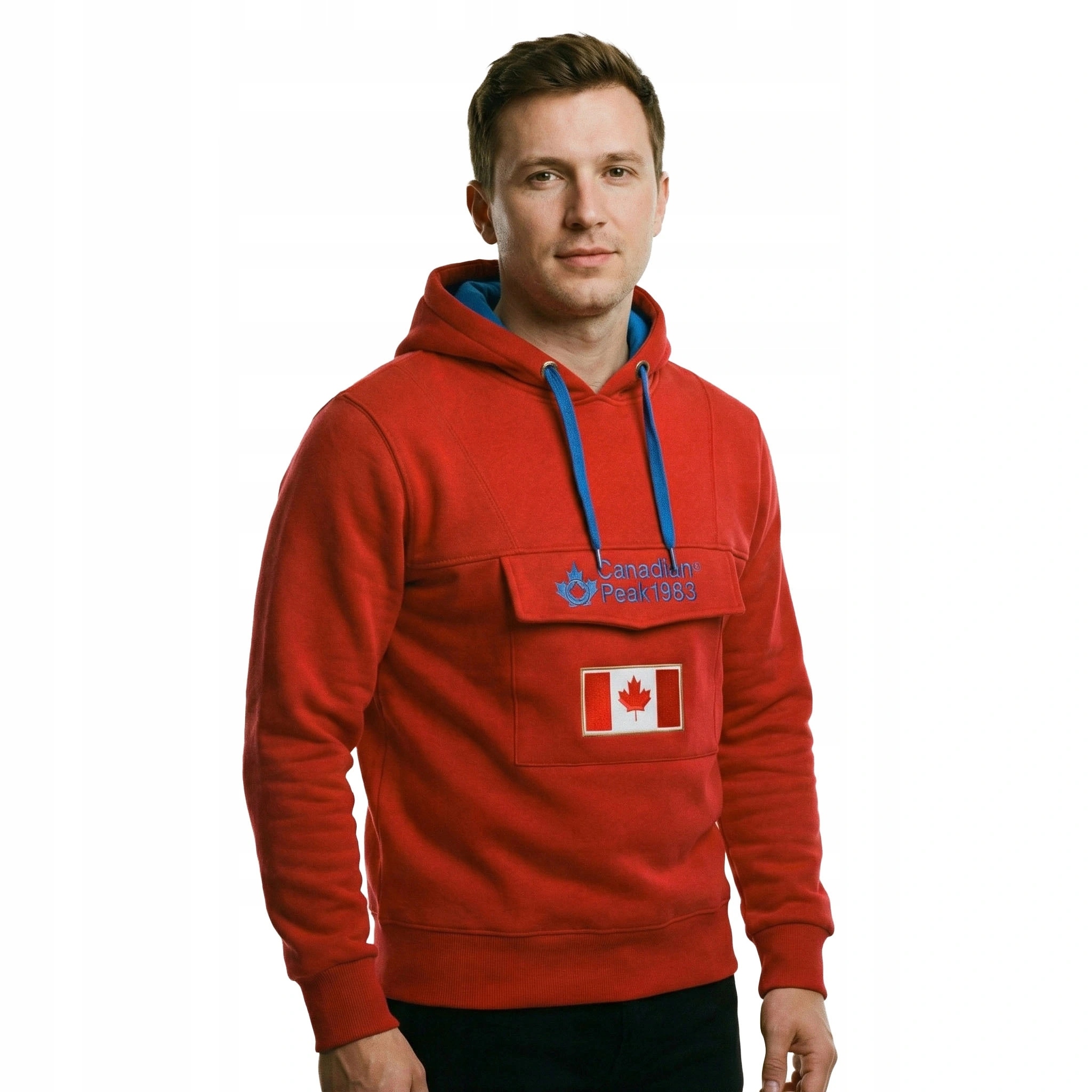 Pánská mikina Canadian Peak Gadreak sportovní s kapucí a pohodlnou kapsou