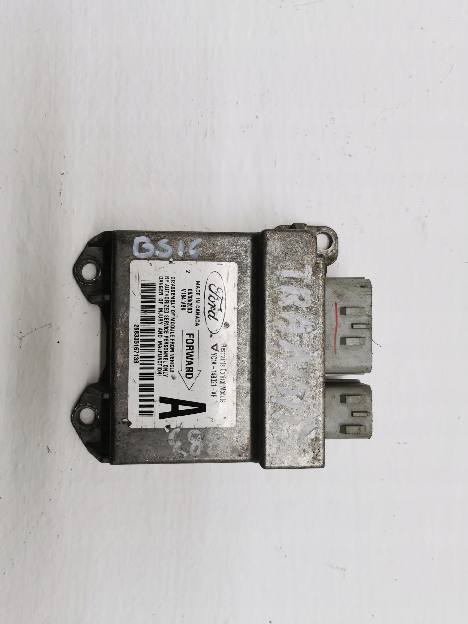 modulo airbag FORD TRANSIT MK6 YC1A-14B321-AF 00-06